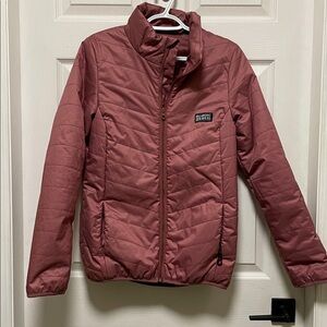 Billabong Women's Quilted Puffer Jacket - Dusty Rose